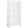 VidaXL Armoire à casier avec 12 compartiments 90x45x180 cm