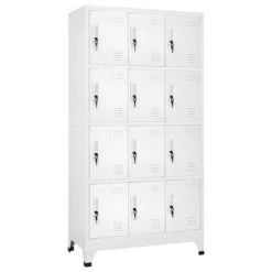 VidaXL Armoire à casier avec 12 compartiments 90x45x180 cm
