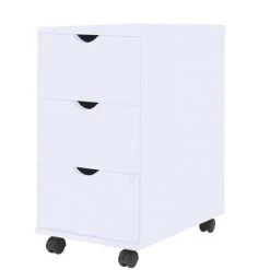 VidaXL Meuble à tiroirs 33 x 45 x 60 cm Blanc