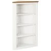 VidaXL Armoire d'angle 59x36x100 cm Bois de chêne massif