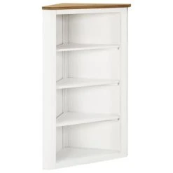 VidaXL Armoire d'angle 59x36x100 cm Bois de chêne massif