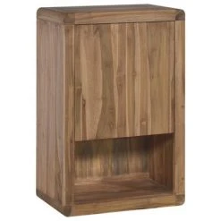 VidaXL Armoire murale de salle de bain 45x30x70 cm Bois de teck massif