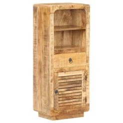 VidaXL Buffet 45x32x110 cm Bois de manguier brut