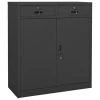 VidaXL Armoire de bureau Anthracite 90x40x102 cm Acier
