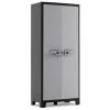 Keter Armoire de rangement polyvalente Titan Noir et gris 182 cm