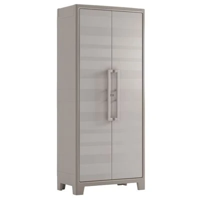 Keter Armoire de rangement et étagères Gulliver Beige et marron 182 cm 1 Keter Armoire de rangement et étagères Gulliver Beige et marron 182 cm