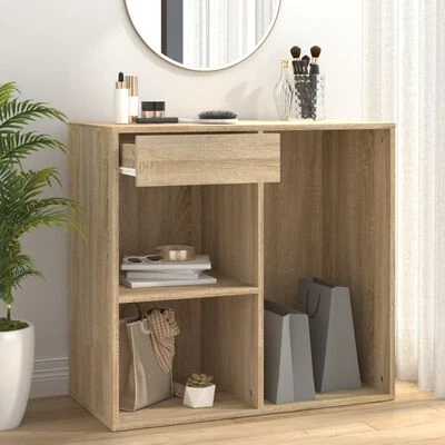 VidaXL Armoire cosmétique Chêne Sonoma 80x40x75 cm Bois d'ingénierie 2 VidaXL Armoire cosmétique Chêne Sonoma 80x40x75 cm Bois d'ingénierie – Image 2
