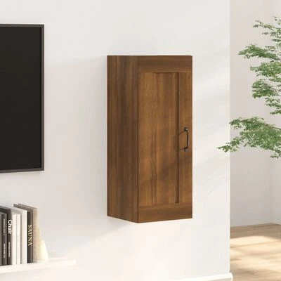 VidaXL Armoire suspendue Chêne marron 35x34x90 cm Bois d'ingénierie 2 VidaXL Armoire suspendue Chêne marron 35x34x90 cm Bois d'ingénierie – Image 2
