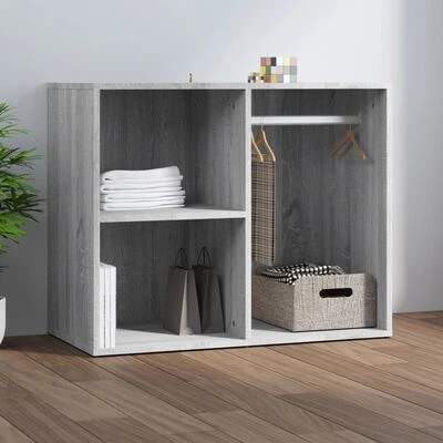 VidaXL Armoire de dressing Sonoma gris 80x40x65 cm Bois d'ingénierie 2 VidaXL Armoire de dressing Sonoma gris 80x40x65 cm Bois d'ingénierie – Image 2