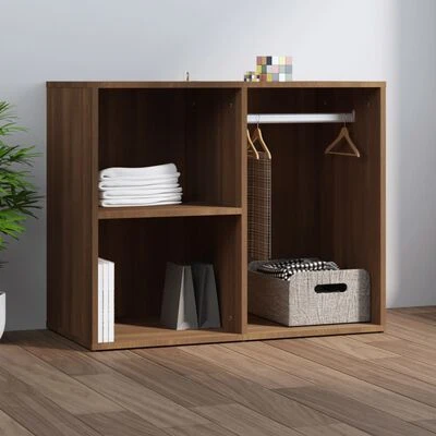 VidaXL Armoire de dressing Chêne marron 80x40x65 cm Bois d'ingénierie 2 VidaXL Armoire de dressing Chêne marron 80x40x65 cm Bois d'ingénierie – Image 2