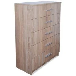 VidaXL Meuble de rangement Bois d'ingénierie 71x35x106 cm Chêne