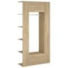 VidaXL Armoires de couloir 2 pcs Chêne Sonoma Bois d'ingénierie