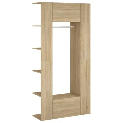 VidaXL Armoires de couloir 2 pcs Chêne Sonoma Bois d'ingénierie 1 VidaXL Armoires de couloir 2 pcs Chêne Sonoma Bois d'ingénierie