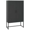 VidaXL Buffet haut Noir 80x35x135 cm Acier