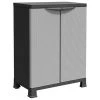 VidaXL Armoire en plastique 68x39x92 cm Design de rotin