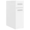 VidaXL Armoire d'apothicaire Blanc 20x45,5x60 cm Aggloméré