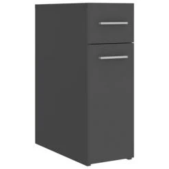 VidaXL Armoire d'apothicaire Gris 20x45,5x60 cm Aggloméré