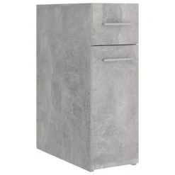 VidaXL Armoire d'apothicaire Gris béton 20x45,5x60 cm Aggloméré