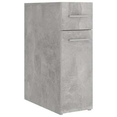 VidaXL Armoire d'apothicaire Gris béton 20x45,5x60 cm Aggloméré 1 VidaXL Armoire d'apothicaire Gris béton 20x45,5x60 cm Aggloméré