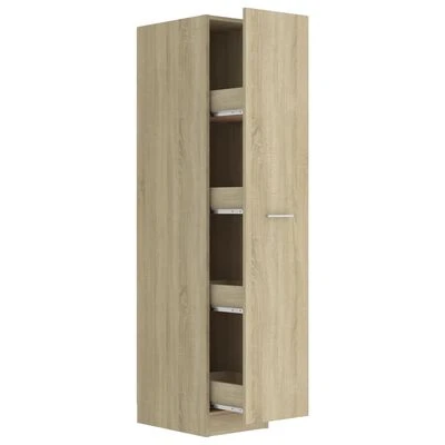 VidaXL Armoire d'apothicaire Chêne sonoma 30x42,5x150 cm Aggloméré 1 VidaXL Armoire d'apothicaire Chêne sonoma 30x42,5x150 cm Aggloméré