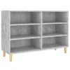 VidaXL Buffet Gris béton 103,5x35x70 cm Aggloméré