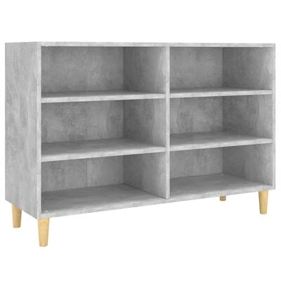 VidaXL Buffet Gris béton 103,5x35x70 cm Aggloméré 1 VidaXL Buffet Gris béton 103,5x35x70 cm Aggloméré