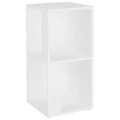 VidaXL Armoire d'angle Blanc 33x33x67 cm Aggloméré