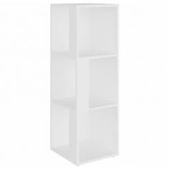VidaXL Armoire d'angle Blanc 33x33x100 cm Aggloméré