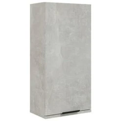 VidaXL Armoire de salle de bain murale Gris béton 32x20x67 cm