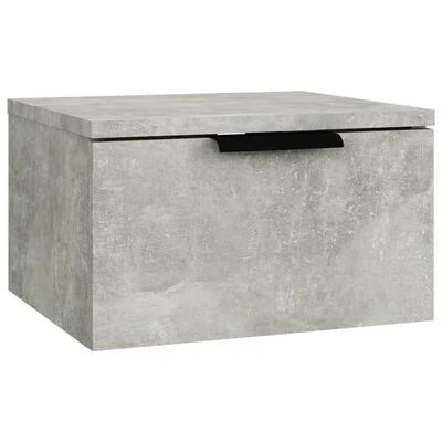 VidaXL Table de chevet murale Gris béton 34x30x20 cm 1 VidaXL Table de chevet murale Gris béton 34x30x20 cm
