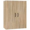 VidaXL Armoire suspendue Chêne sonoma 69,5x34x90 cm Bois d'ingénierie