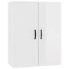 VidaXL Armoire suspendue Blanc brillant 69,5x34x90cm Bois d'ingénierie