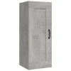 VidaXL Armoire suspendue Gris béton 35x34x90 cm Bois d'ingénierie