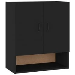 VidaXL Armoire murale Noir 60x31x70 cm Bois d'ingénierie