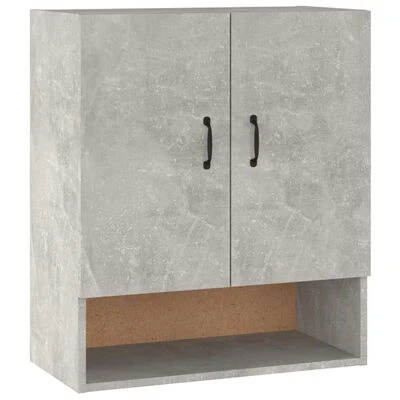 VidaXL Armoire murale Gris béton 60x31x70 cm Bois d'ingénierie 1 VidaXL Armoire murale Gris béton 60x31x70 cm Bois d'ingénierie