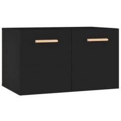 VidaXL Armoire murale Noir 60x36,5x35 cm Bois d'ingénierie