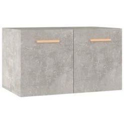 VidaXL Armoire murale Gris béton 60x36,5x35 cm Bois d'ingénierie