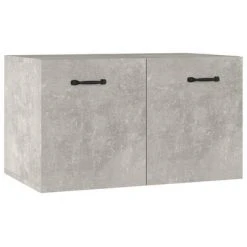 VidaXL Armoire murale Gris béton 60x36,5x35 cm Bois d'ingénierie