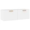 VidaXL Armoire murale Blanc 100x36,5x35 cm Bois d'ingénierie