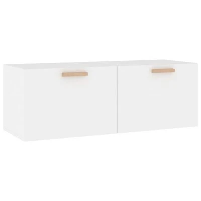 VidaXL Armoire murale Blanc 100x36,5x35 cm Bois d'ingénierie 1 VidaXL Armoire murale Blanc 100x36,5x35 cm Bois d'ingénierie