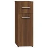 VidaXL Armoire apothicaire Chêne marron 20x45,5x60cm Bois d'ingénierie