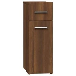 VidaXL Armoire apothicaire Chêne marron 20x45,5x60cm Bois d'ingénierie