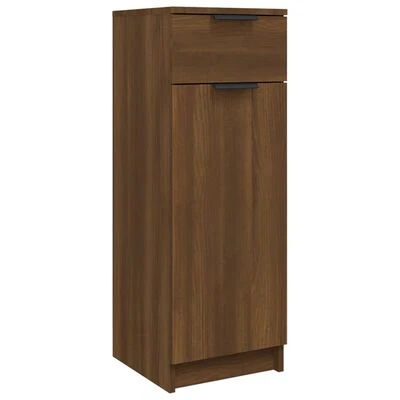 VidaXL Armoire de bain Chêne marron 32x34x90 cm Bois d'ingénierie 1 VidaXL Armoire de bain Chêne marron 32x34x90 cm Bois d'ingénierie
