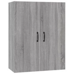VidaXL Armoire suspendue Sonoma gris 69,5x34x90 cm Bois d'ingénierie