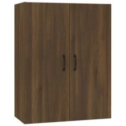 VidaXL Armoire suspendue Chêne marron 69,5x34x90 cm Bois d'ingénierie