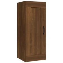 VidaXL Armoire suspendue Chêne marron 35x34x90 cm Bois d'ingénierie