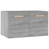 VidaXL Armoire murale Sonoma gris 60x36,5x35 cm Bois d'ingénierie