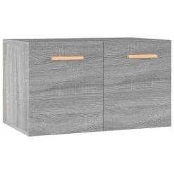 VidaXL Armoire murale Sonoma gris 60x36,5x35 cm Bois d'ingénierie