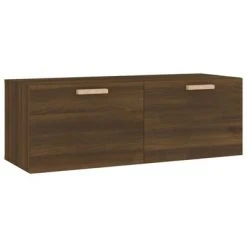 VidaXL Armoire murale Chêne marron 100x36,5x35 cm Bois d'ingénierie