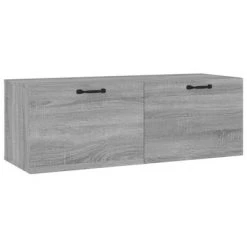 VidaXL Armoire murale Sonoma gris 100x36,5x35 cm Bois d'ingénierie